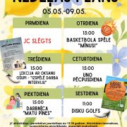 Nedēļas plāns